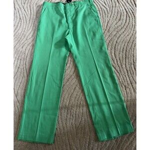 Haggar Men's Vibrant Green Dress Pants